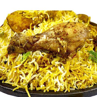 "Chicken Hyderabadi Dum Biryani (Single) (Alpha Hotel) - Click here to View more details about this Product